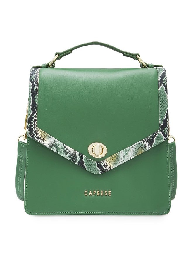 Caprese Oriana Sling Bag for Women (Medium, Dark Green) - Image 1